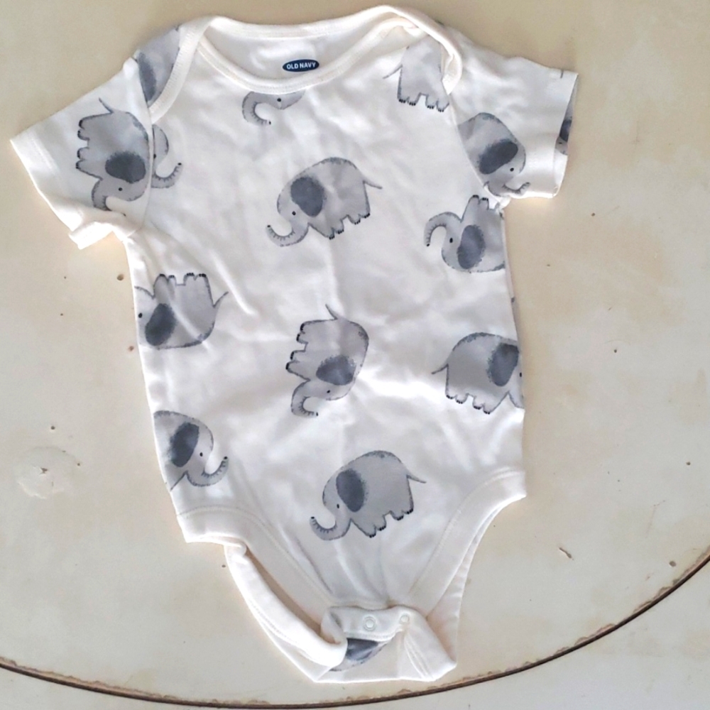 Cute elephant onsie